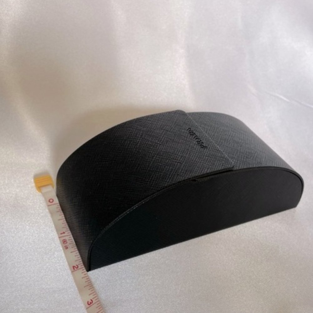 Prada Sunglasses Case Set,Black Magnetic Clamshell,Boxed,Cleaning Cloth,AuthCard - Picture 10 of 13
